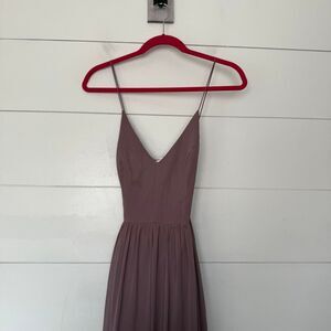 Dessy Collection Women’s Medium Mauve Maxi Dress New